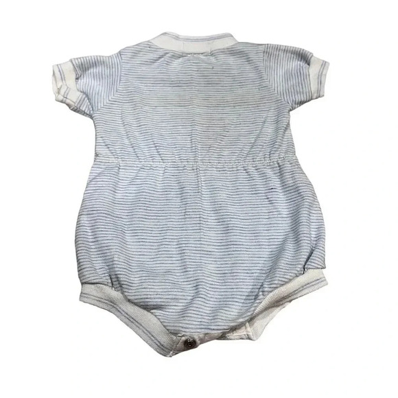 Vintage Health-tex Unisex Baby Romper Blue USA Made - Picture 3 of 5